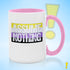 Assume Nothing Nonbinary Pride Flag Color Accent Mug